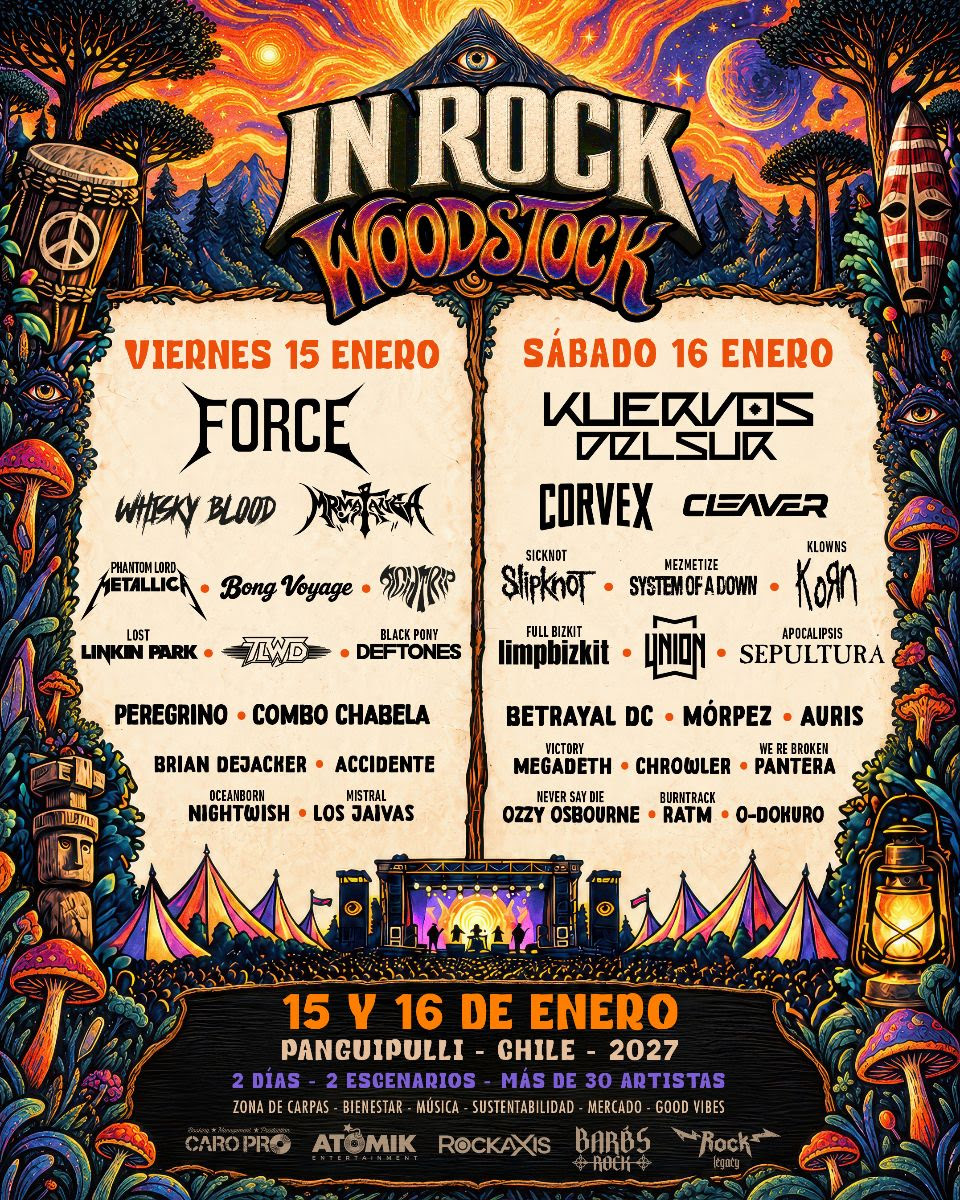 In Rock Woodstock 2027: Revelan el cartel completo